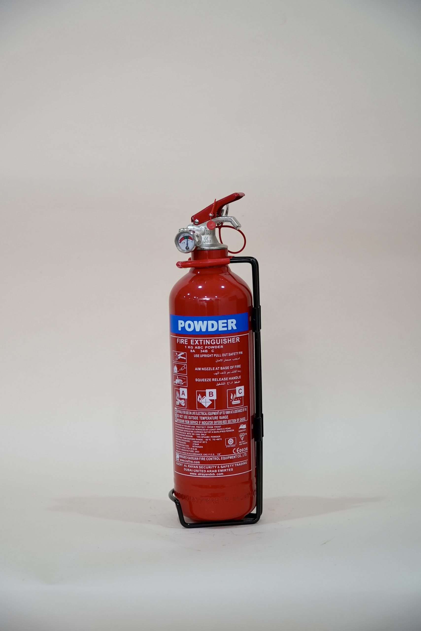 FLAMETECH-1KG DCP FIRE EXTINGUISHER-FT01-01A-00-AED25