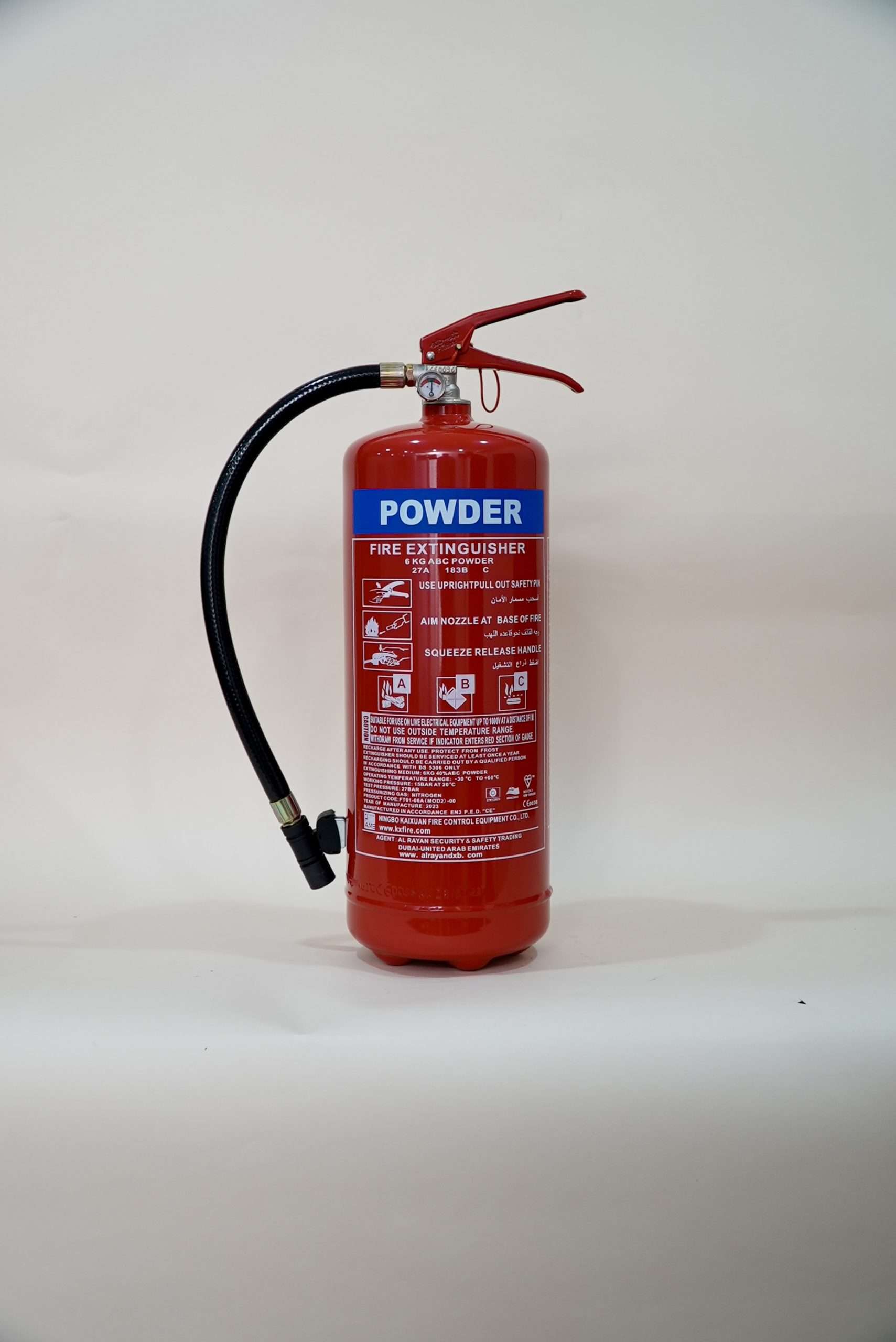 FLAMETECH-6KG DCP FIRE EXTINGUISHER-FT01-06A-00-AED65