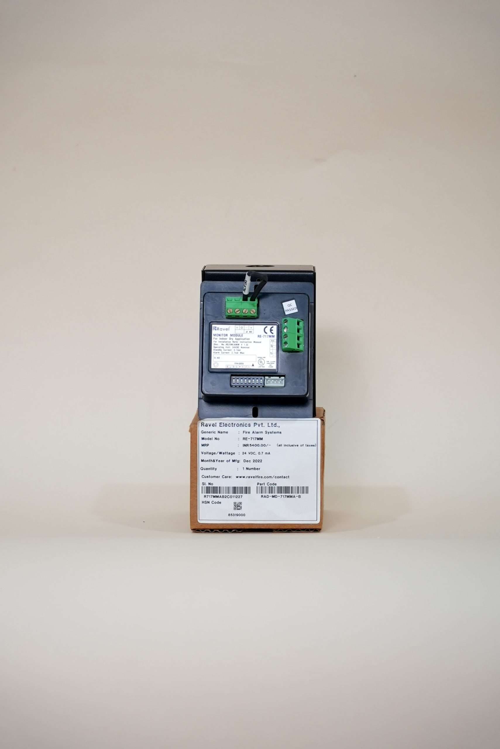 RAVEL-ADDRESSABLE-MONITOR MODULE-RE-717MM-AED120